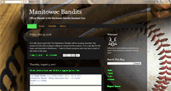 Desktop Screenshot of manitowocbandits.com